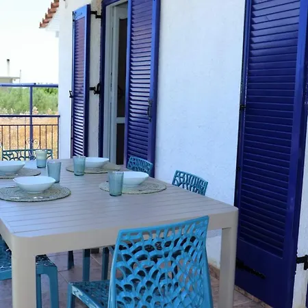 Villa Blue Cocoon - Chrani Messinia Peloponnese- Sea View 800 M From Beach Exterior photo