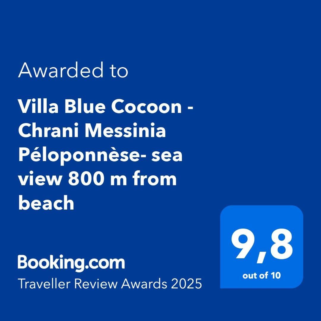 Blue Cocoon - Messinia Peloponnese- Sea View 800 M From Villa *